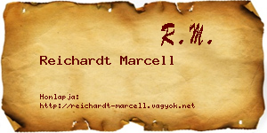 Reichardt Marcell névjegykártya